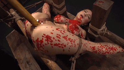 江戸時代で行われたエロい拷問のGIF画像